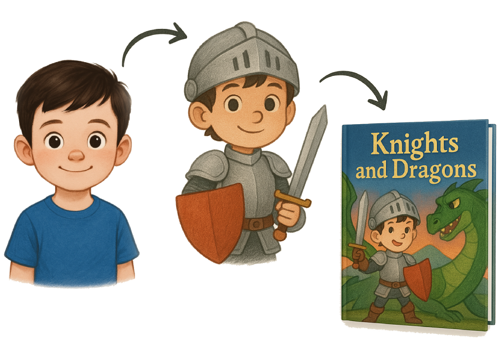 Magical storybook preview